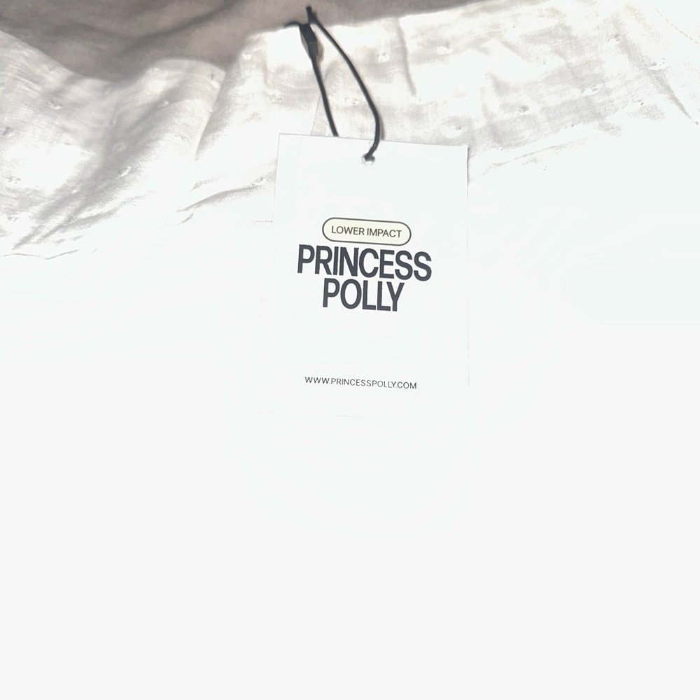 NWT Princess Polly Cheyla Shorts Ivory - Picture 6 of 7
